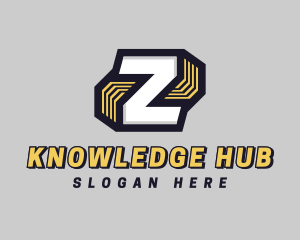 Octagonal - Digital Cyber Technology Letter Z logo design