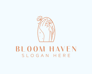 Natural Floral Beauty logo design