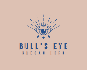 Spiritual Cosmic Eye logo design