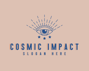 Spiritual Cosmic Eye logo design