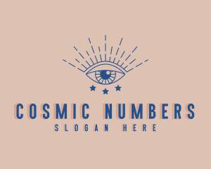 Spiritual Cosmic Eye logo design