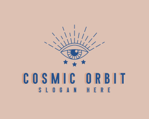 Spiritual Cosmic Eye logo design