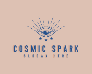 Spiritual Cosmic Eye logo design