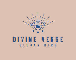 Spiritual Cosmic Eye logo design