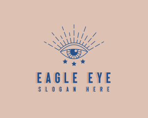 Spiritual Cosmic Eye logo design