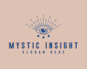 Divination - Spiritual Cosmic Eye logo design