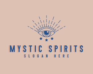 Spiritual Cosmic Eye logo design