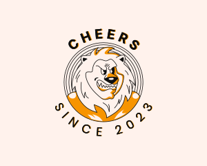 Tough Masculine Lion Logo