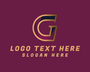 Cyberspace - Modern Deluxe Company Letter G logo design