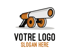 Cancer - Cigarette Canon logo design