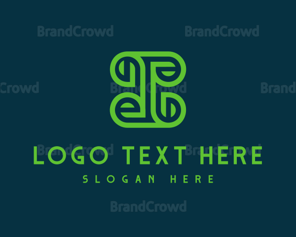 Organic Natural Letter I Logo