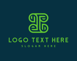 Media Company - Organic Natural Letter I logo design