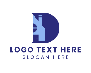 Building - Home Builder Letter D logo design