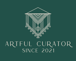 Elegant Macrame Decor  logo design