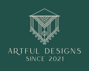 Elegant Macrame Decor  logo design