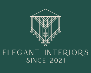 Elegant Macrame Decor  logo design