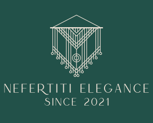 Elegant Macrame Decor  logo design