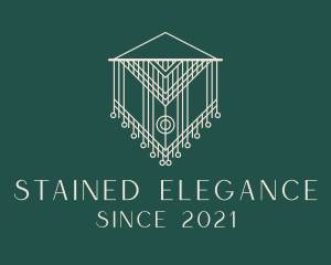 Elegant Macrame Decor  logo design