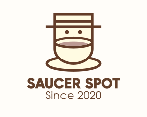 Saucer - Coffee Cup Barista logo design