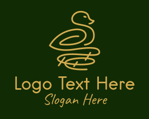 Gold Bird Nest  Logo