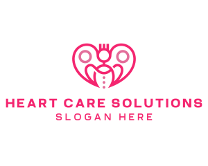 Family Planning Heart logo design