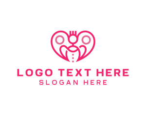 Teenager - Family Planning Heart logo design