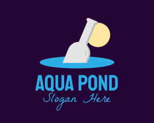 Pond - Full Moon Liquor Pond logo design