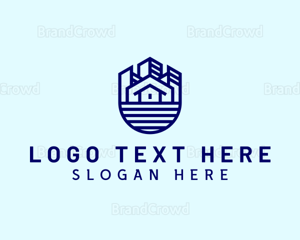 House Building Property Logo