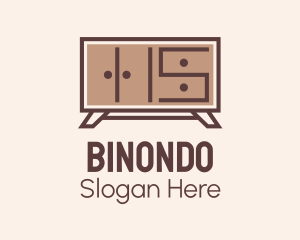 Brown Wooden Cabinet Logo