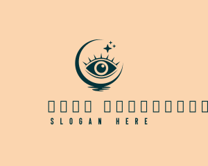 Optometrist - Psychic Moon Eye logo design