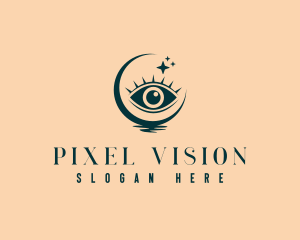 Psychic Moon Eye logo design