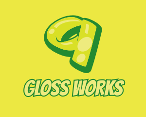 Gloss - Graphic Gloss Number 9 logo design