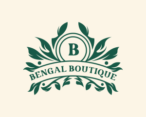 Stylish Floral Boutique logo design