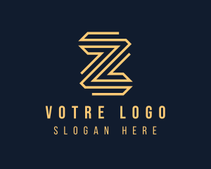 Premium Elegant Monoline Letter Z Logo