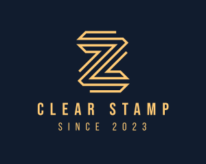 Premium Elegant Monoline Letter Z logo design