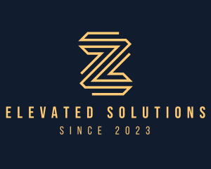 Premium Elegant Monoline Letter Z logo design