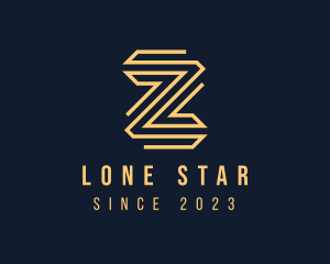 Premium Elegant Monoline Letter Z logo design