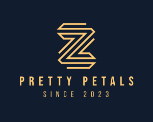 Premium Elegant Monoline Letter Z logo design