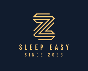 Premium Elegant Monoline Letter Z logo design