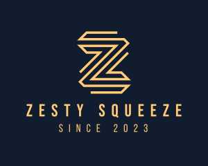 Premium Elegant Monoline Letter Z logo design