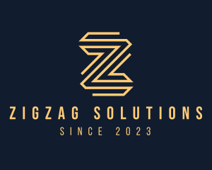 Zigzag - Premium Elegant Monoline Letter Z logo design