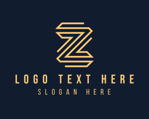 Premium Elegant Monoline Letter Z Logo