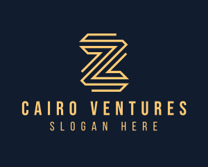 Elegant Monoline Letter Z logo design