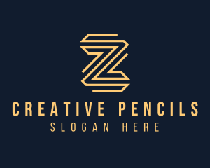 Elegant Monoline Letter Z logo design