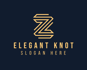 Elegant Monoline Letter Z logo design