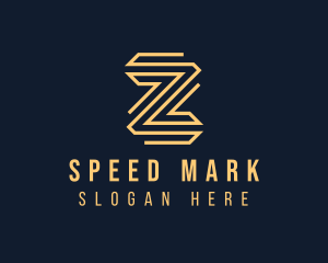 Elegant Monoline Letter Z logo design