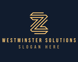 Elegant Monoline Letter Z logo design