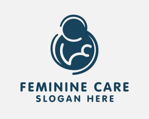 Gynecology - Baby Breast Pump logo design