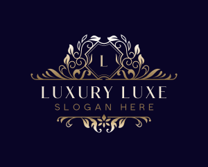 Luxury Botanical Boutique logo design