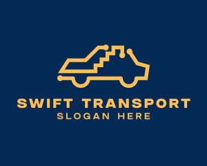 Transport - Taxi Cab Transport logo design